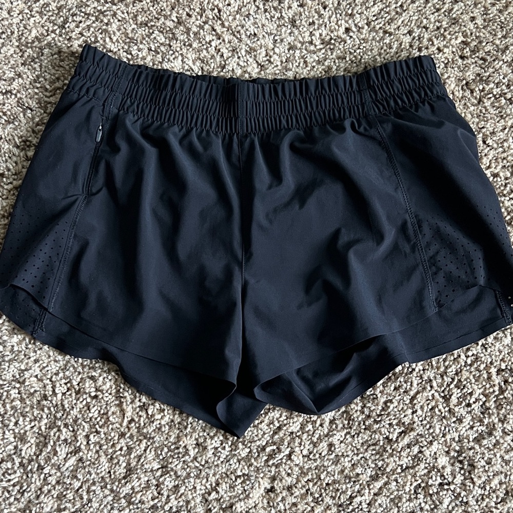 Athleta Women's Midnight Black Running Shorts